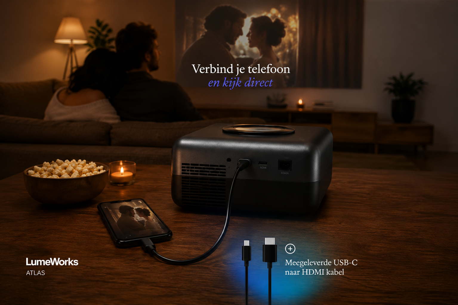 iPhone beamer: je iPhone op groot scherm zetten