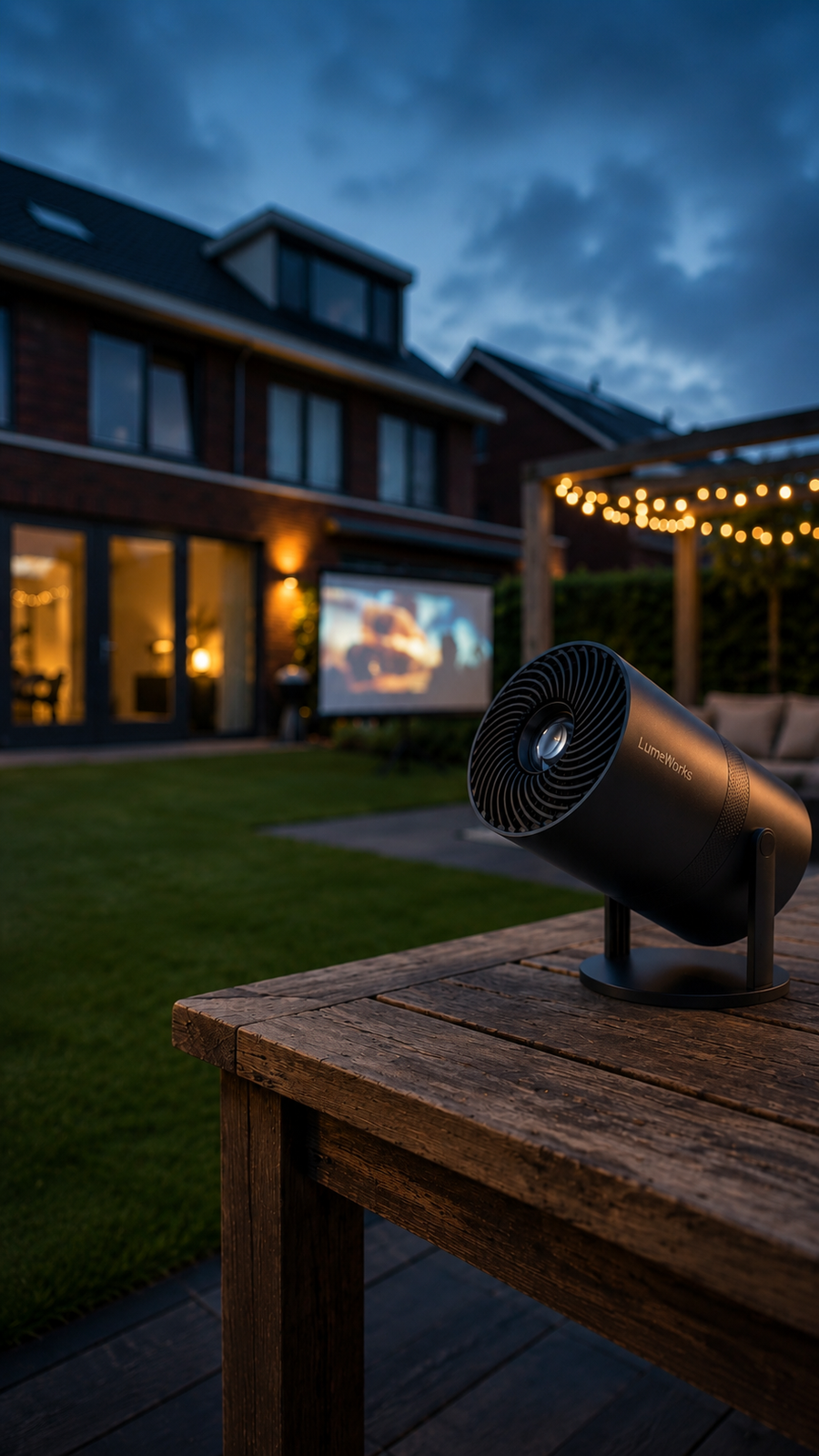 Zomerse avond in de tuin