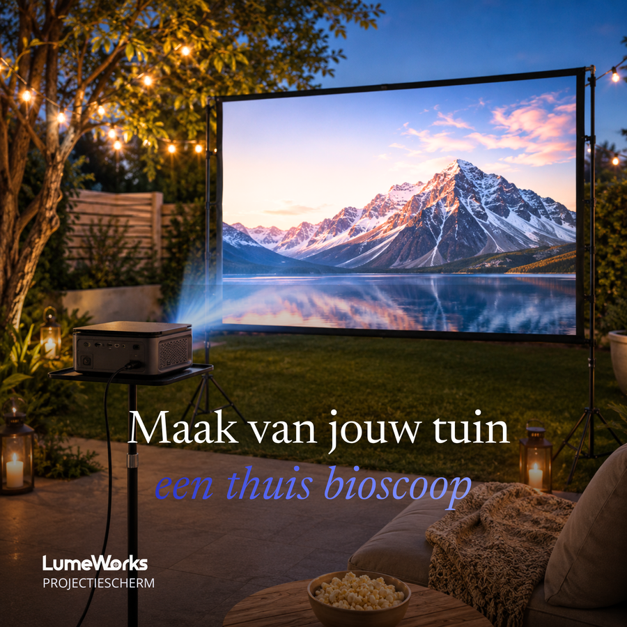 Projectiescherm 100 inch