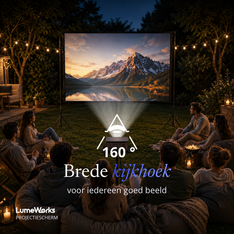Projectiescherm 100 inch